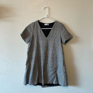 Zara Houndstooth Dress